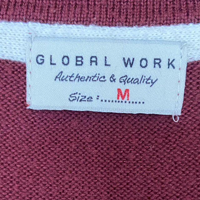 GLOBAL WORK(グローバルワーク)のクリーニング済　グローバルワーク　メンズ　Mサイズ メンズのトップス(ニット/セーター)の商品写真