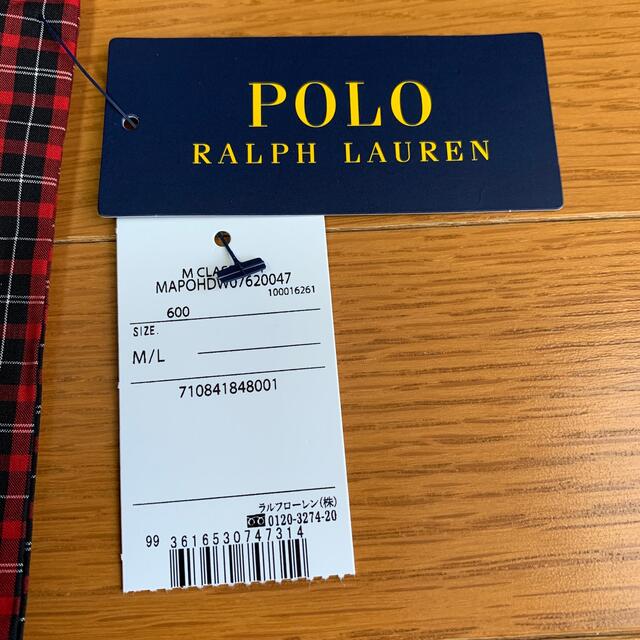 POLO RALPH LAUREN(ポロラルフローレン)の新品♡ラルフローレン☆マスクケース♡赤✖️黒チェック その他のその他(その他)の商品写真