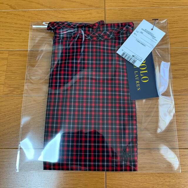 POLO RALPH LAUREN(ポロラルフローレン)の新品♡ラルフローレン☆マスクケース♡赤✖️黒チェック その他のその他(その他)の商品写真