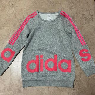 アディダス(adidas)の長袖　トレーナー　裏起毛　アディダス　adidas 女の子　150(ジャケット/上着)