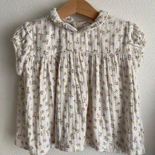 キャラメルベビー&チャイルド(Caramel baby&child )の【kids】littlecottonclothes 花柄ブラウス 2-3y(ブラウス)