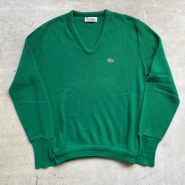 LACOSTE(ラコステ)の【70s】あいみょん着用　vintage Lacoste izod セーター メンズのトップス(ニット/セーター)の商品写真