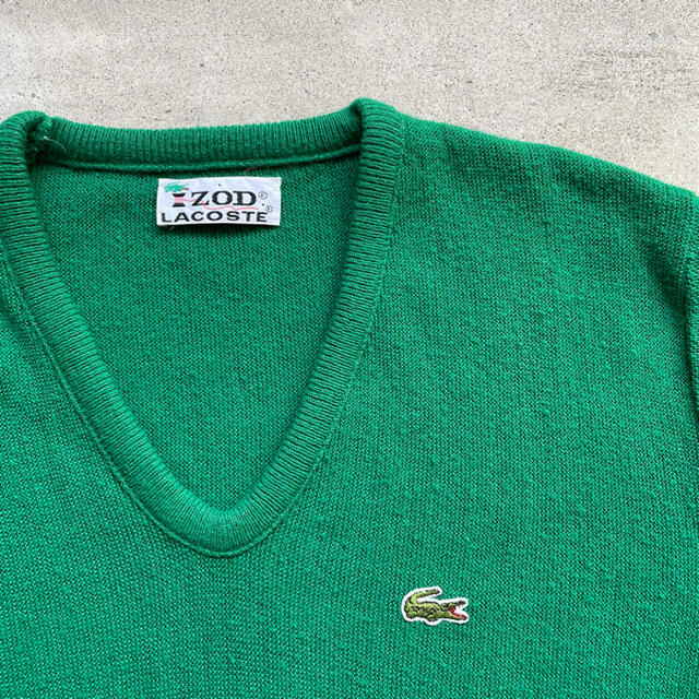 LACOSTE(ラコステ)の【70s】あいみょん着用　vintage Lacoste izod セーター メンズのトップス(ニット/セーター)の商品写真