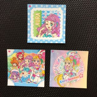 トロピカルージュ　プリキュア　第一パンオマケシール⑦(キャラクターグッズ)