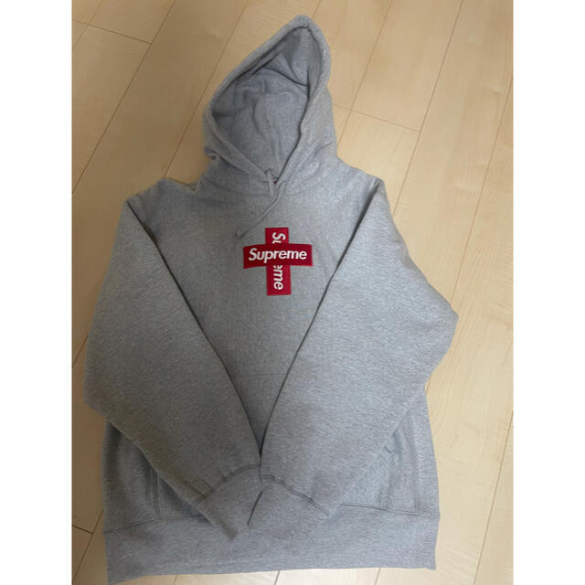 Supreme Cross Box Logo Hooded Sweatshirt