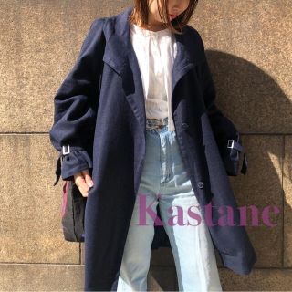 カスタネ(Kastane)の新品♡¥9790【Kastane 】リネントレンチコート 秋アウター(トレンチコート)