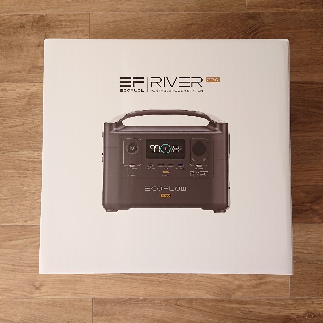 【新品未使用】EcoFlow RIVER Pro バッテリー ポータブル電源 インテリア/住まい/日用品の日用品/生活雑貨/旅行(防災関連グッズ)の商品写真