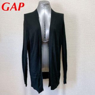 ギャップ(GAP)のGAP ニット ロング カーディガン 黒(カーディガン)