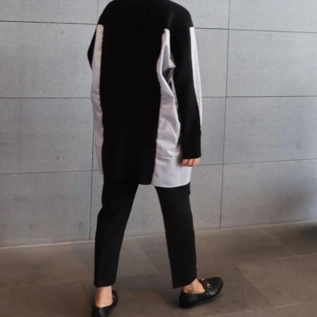 machatt ストライプシャツ　ニット レディースのトップス(シャツ/ブラウス(長袖/七分))の商品写真