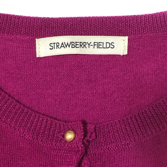 STRAWBERRY-FIELDS(ストロベリーフィールズ)のSTRAWBERRY-FIELDS★アンサンブル カーディガン 7分袖ニット レディースのトップス(アンサンブル)の商品写真