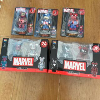 マーベル(MARVEL)のベアブリック賞 MARVEL Happyくじ BE@RBRICK(キャラクターグッズ)