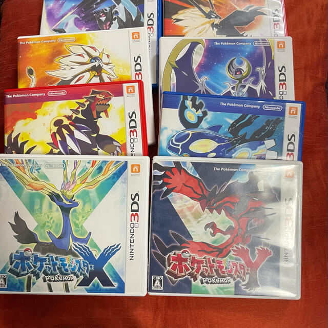 3DS本体とポケットモンスターカセット4つセット