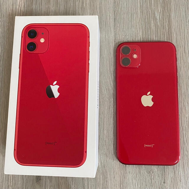 iPhone11 RED 64GB SIMフリーiPhone13