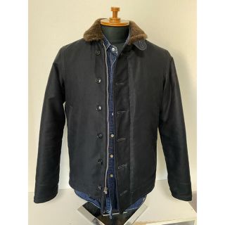 ザリアルマッコイズ(THE REAL McCOY'S)のリアルマッコイズ/N-1/デッキジャケット/ネイビー/ビンテージ/36/S/美品(フライトジャケット)