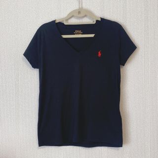 ポロラルフローレン(POLO RALPH LAUREN)の新品 未使用 ラルフローレン Vネック Tシャツ カットソー(Tシャツ(半袖/袖なし))