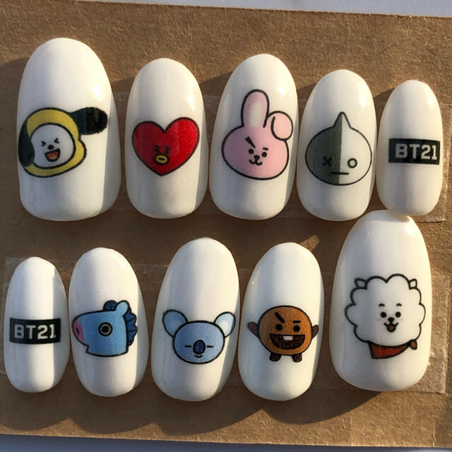 BT21ネイルチップ　【オーダー】