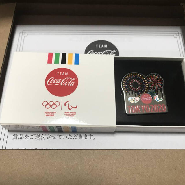 コカ・コーラ - TOKYO2020 オリンピック ピンバッジ コークオン 花火の通販 by もちわん｜コカコーラならラクマ