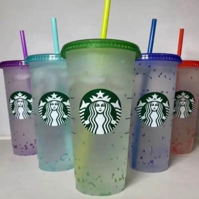 Starbucks Coffee - スターバックス 色が変わるタンブラー5個セットの Starbucks Coffee - スターバックス 色が変わるタンブラー5個セットの
