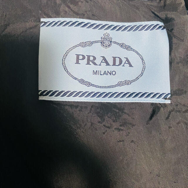 PRADA(プラダ)の【良品】PRADA プラダ　ノースリーブワンピース　ネイビー レディースのワンピース(ロングワンピース/マキシワンピース)の商品写真