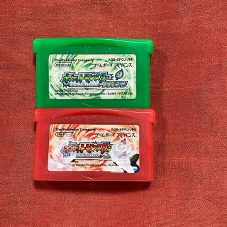 ゲームボーイアドバンス(ゲームボーイアドバンス)のポケットモンスター リーフグリーン ファイアレッド GBA ポケモン ソフト(携帯用ゲームソフト)