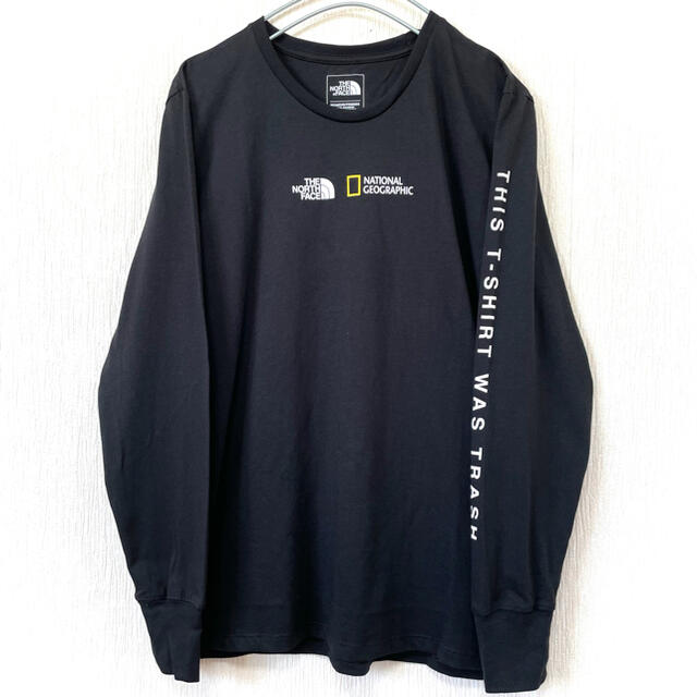 THE NORTH FACE(ザノースフェイス)の限定コラボ ♪ 新品 ノースフェイス ロンT レディース M 黒 エコT レディースのトップス(Tシャツ(長袖/七分))の商品写真