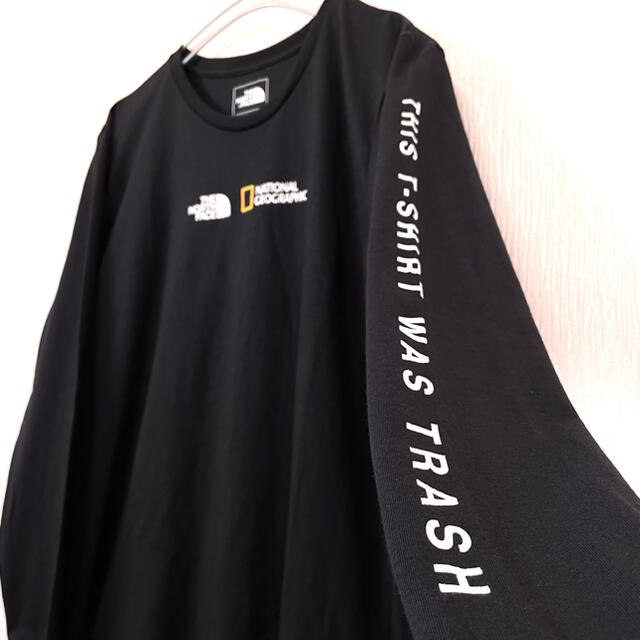 THE NORTH FACE(ザノースフェイス)の限定コラボ ♪ 新品 ノースフェイス ロンT レディース M 黒 エコT レディースのトップス(Tシャツ(長袖/七分))の商品写真