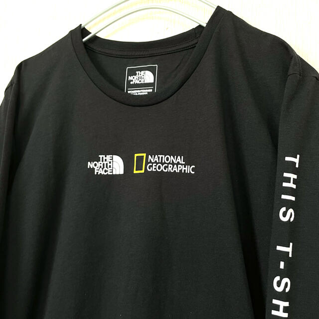 THE NORTH FACE(ザノースフェイス)の限定コラボ ♪ 新品 ノースフェイス ロンT レディース M 黒 エコT レディースのトップス(Tシャツ(長袖/七分))の商品写真