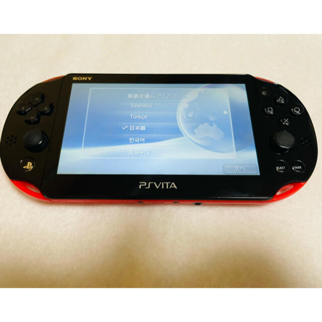 PlayStation Vita - ☆美品☆PSVita PCH-2000 本体 レッドブラック