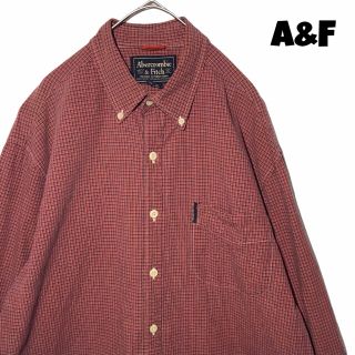 アバクロンビーアンドフィッチ(Abercrombie&Fitch)の【希少デザイン】アバクロ abercrombie シャツ 長袖 ギンガムチェック(シャツ)