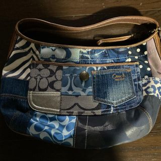 コーチ(COACH)のコーチデニムバック(ハンドバッグ)