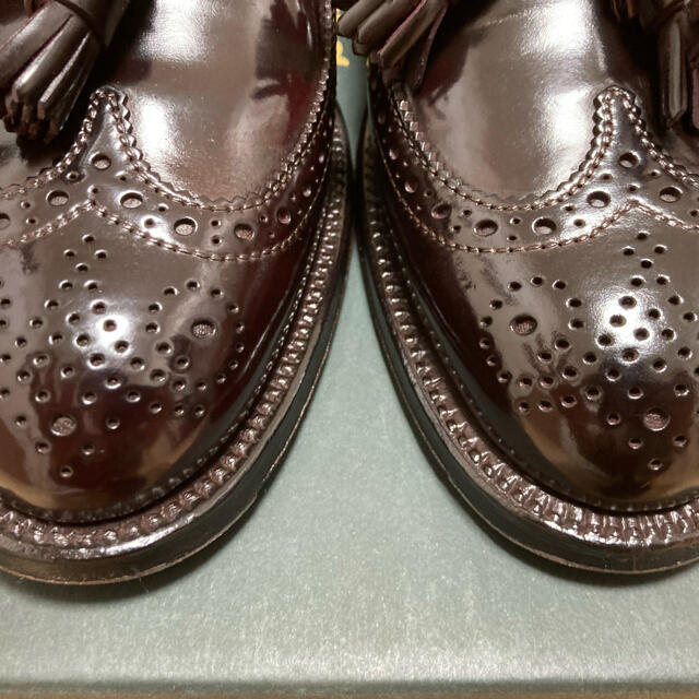シューツリー付き美 #8 ALDEN 7D コードバン タッセルローファー