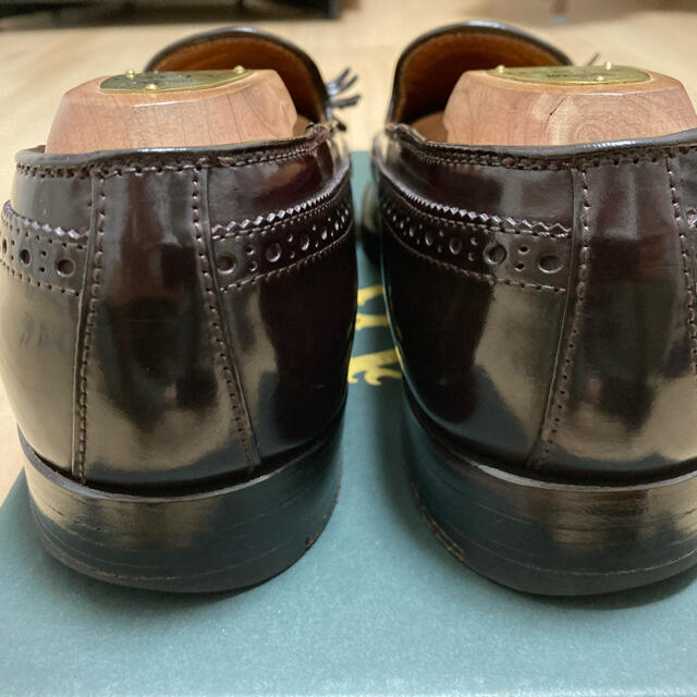 Alden(オールデン)のシューツリー付き美中古 #8 ALDEN 7D コードバン タッセルローファー メンズの靴/シューズ(スリッポン/モカシン)の商品写真