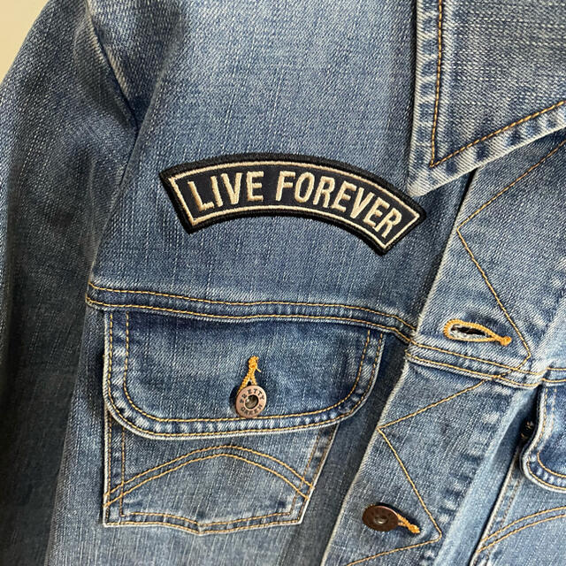 pretty green  LIVE FOREVER デニム ジャケット　 メンズのジャケット/アウター(Gジャン/デニムジャケット)の商品写真