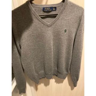 ポロラルフローレン(POLO RALPH LAUREN)の〈Polo Ralph Lauren〉Vネックセーター　グレー(ニット/セーター)