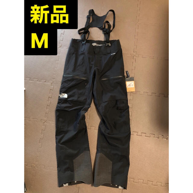 海外限定　新品　ノースフェイス　ビブパンツ　黒　M ブラック　スノーボードウェア