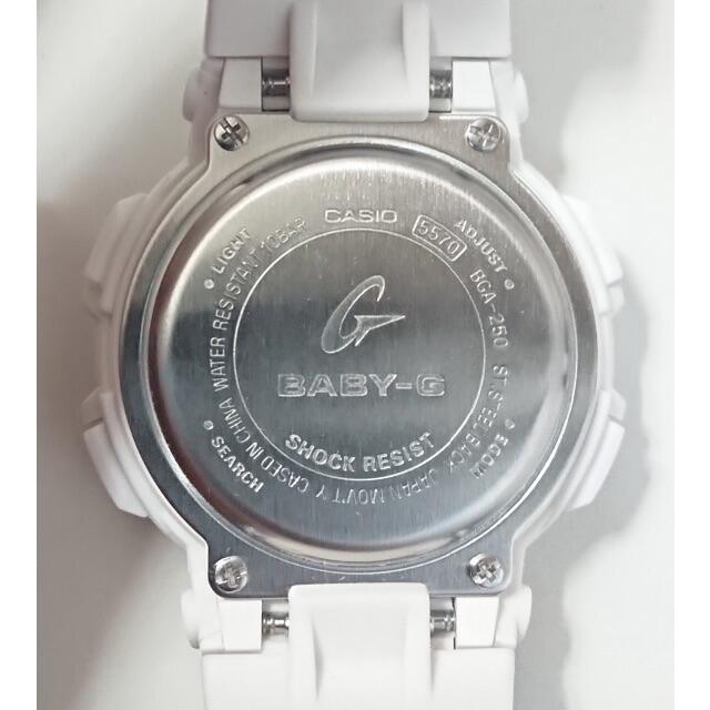 Baby-G(ベビージー)の★専用★0701未使用 CASIO BABY-G BGA-250 ホワイト レディースのファッション小物(腕時計)の商品写真