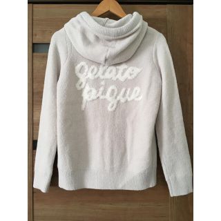 ジェラートピケ(gelato pique)の新品　ジェラートピケ　gelato piqué パーカー　シフォン　スムース(ルームウェア)