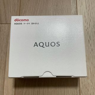 アクオス(AQUOS)のAQUOSガラホ SH-01J ゴールド 新品未使用 SIMロック解除済み(スマートフォン本体)