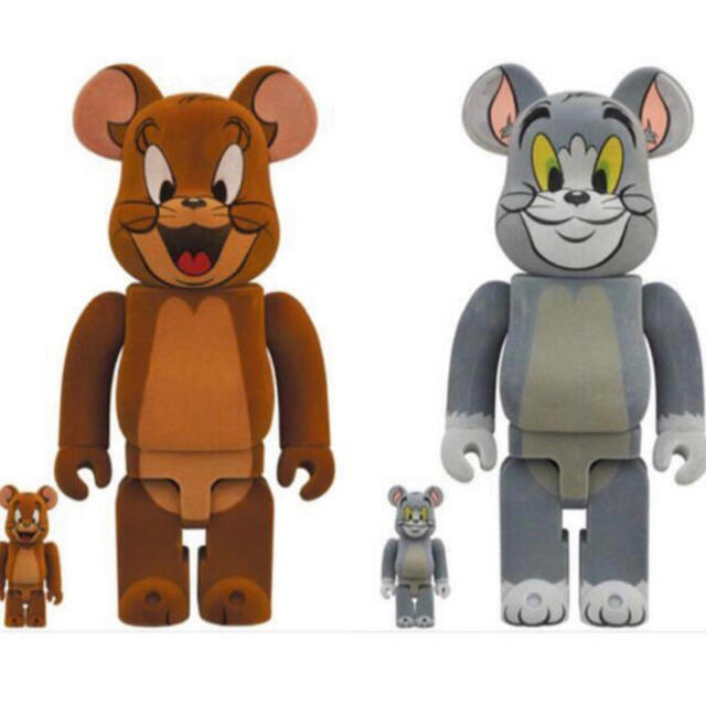 WEB限定カラー & TOM BE@RBRICK - TOY MEDICOM JERRY 100％&400 ...