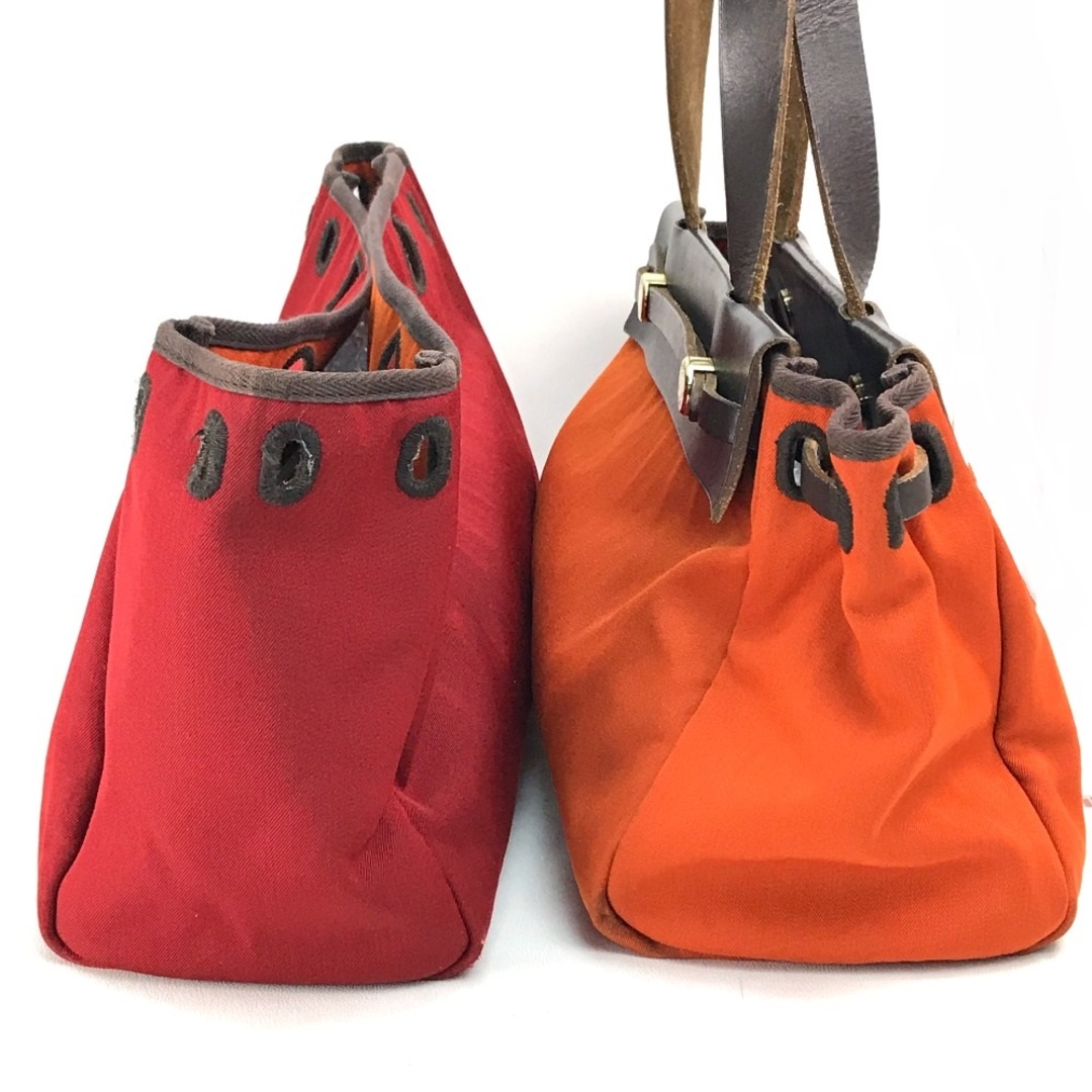 人気商品!】 - Hermes エルメス オレンジ×レッド □H刻 トワル