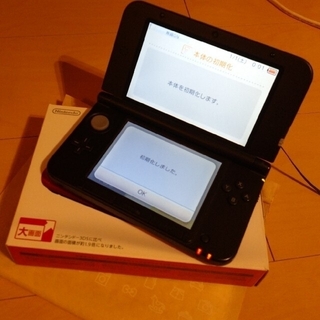 【ほぼ未使用】Nintendo ニンテンドー 3DS LL レッド×ブラック