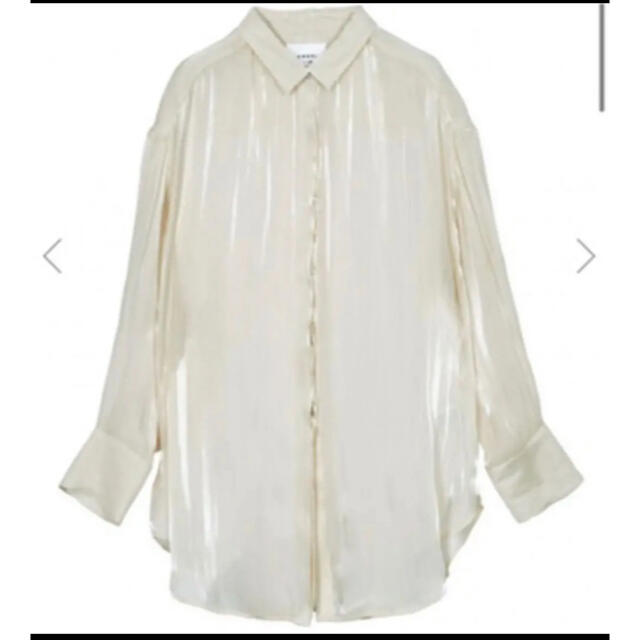 レディースAmeri Vintage　GLOSSY LONG SHIRT