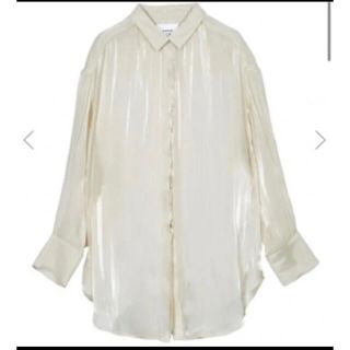 アメリヴィンテージ(Ameri VINTAGE)のAmeri Vintage　GLOSSY LONG SHIRT(シャツ/ブラウス(長袖/七分))