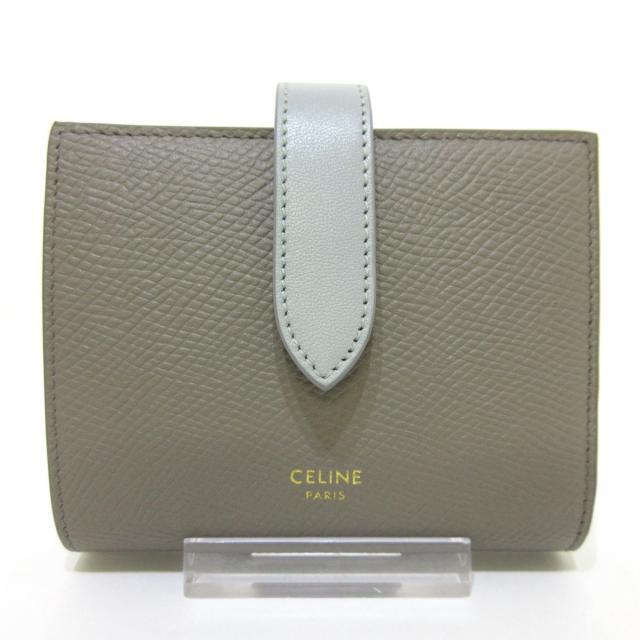 消費税無し celine 10H263BRU.10PI 2つ折り財布美品 セリーヌ - 財布