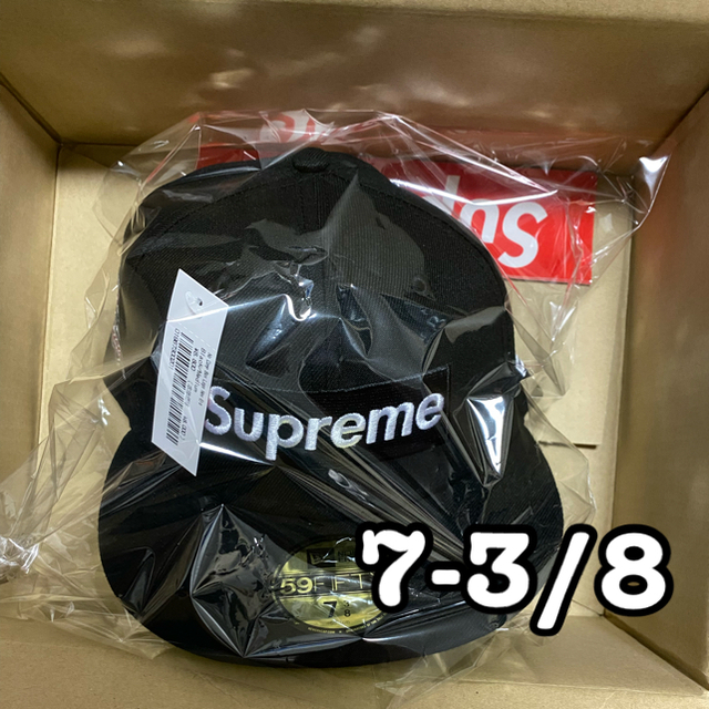 5%OFF！最安値！！ほぼ定価！supreme NEWERA cap black