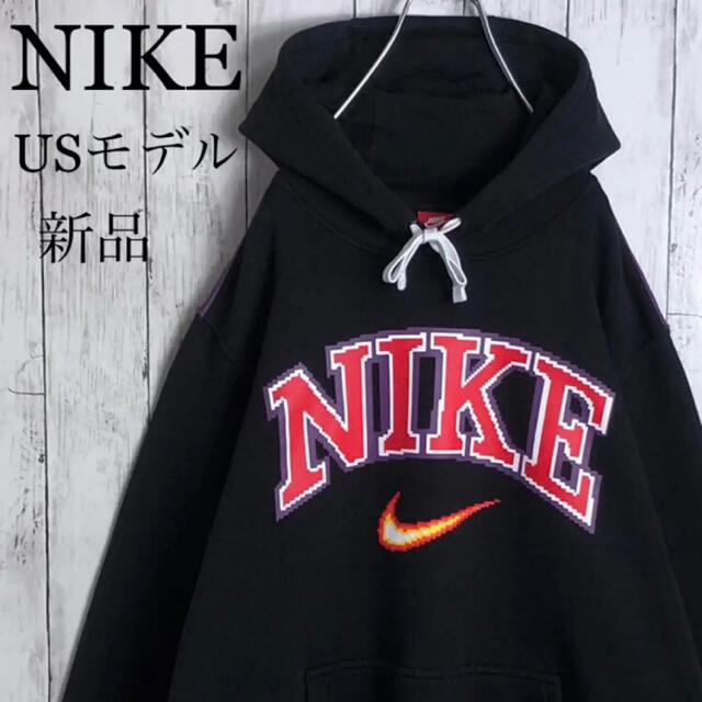 NIKE(ナイキ)の【新品】【USモデル】【両面デザイン】ナイキ ビッグロゴ アーチロゴ パーカー メンズのトップス(パーカー)の商品写真