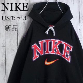 ナイキ(NIKE)の【新品】【USモデル】【両面デザイン】ナイキ ビッグロゴ アーチロゴ パーカー(パーカー)