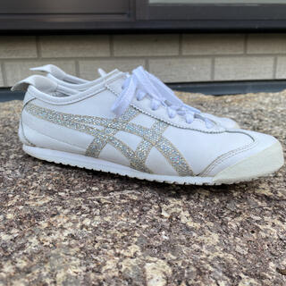 オニツカタイガー(Onitsuka Tiger)のオニツカタイガー　白スニーカー　24.0cm(スニーカー)