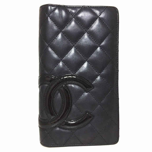 CHANEL(シャネル)のシャネル 長財布 カンボンライン 黒 レディースのファッション小物(財布)の商品写真