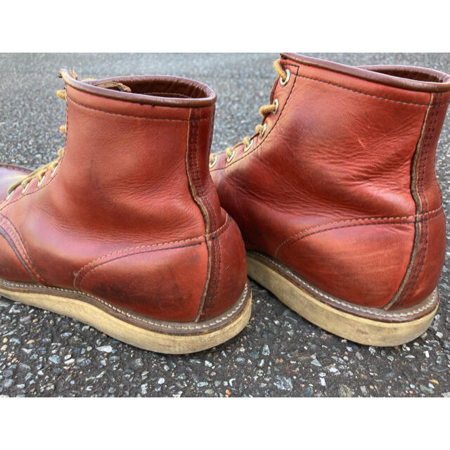 REDWING(レッドウィング)の90s 半円犬タグ レッドウィング  US8 875 赤茶　オロラセット メンズの靴/シューズ(ブーツ)の商品写真